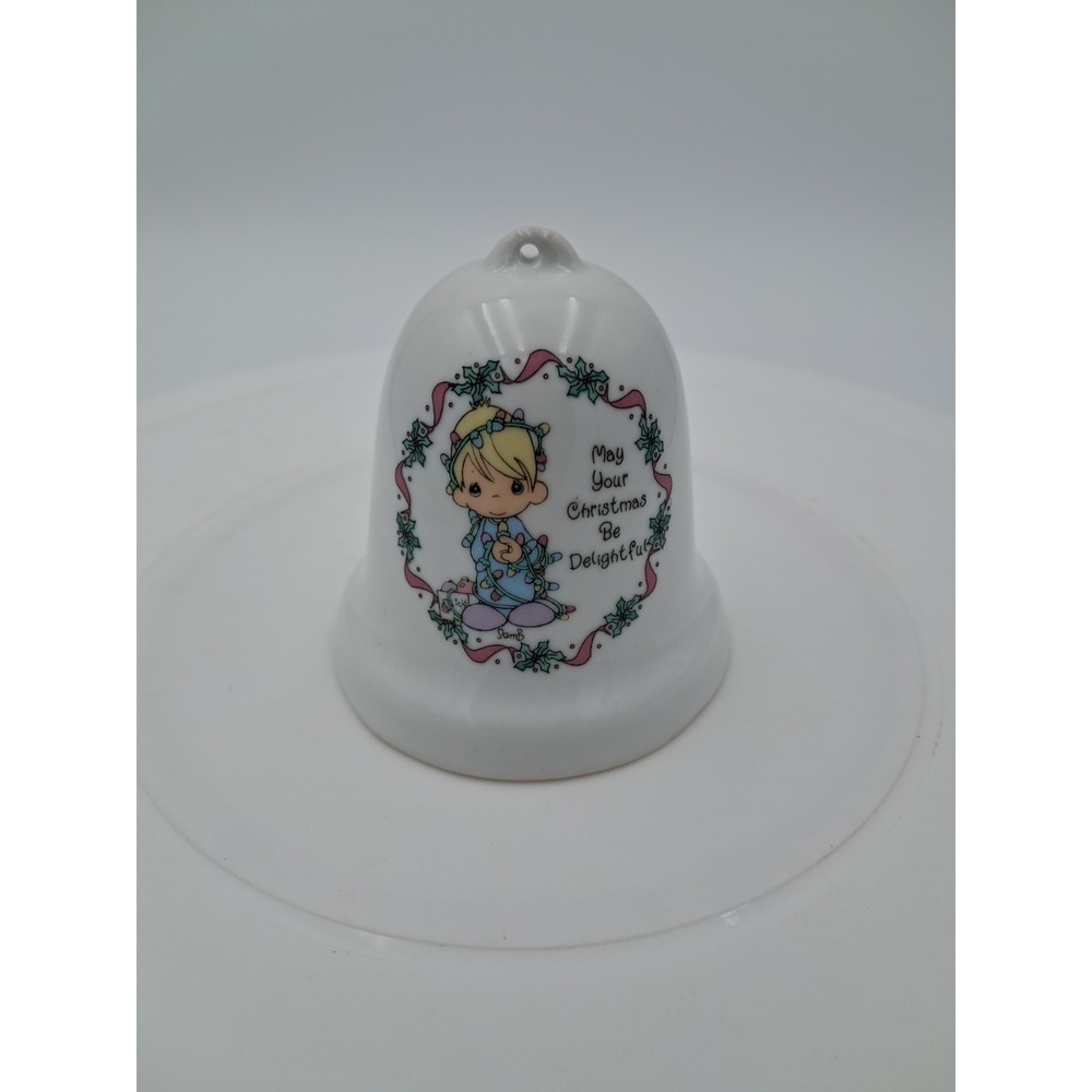 1994 Vintage Precious Moments 'May Your Christmas Be Delightful' Ornament